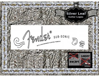 Fender Sub Sonic Guitar Decal 13s